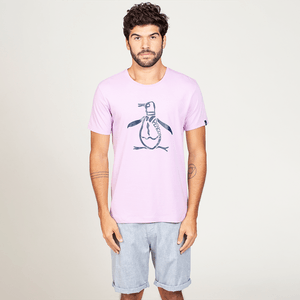 Camiseta Estampada Original Penguin  Lavanda