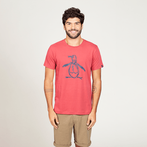 Camiseta Estampada Original Penguin Vermelho