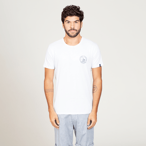 Camiseta Estampada Carimbo Branca Original Penguin