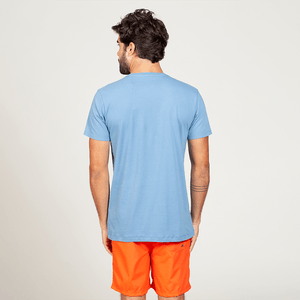 Camiseta Estampada Original Penguin  Azul Acinzentado