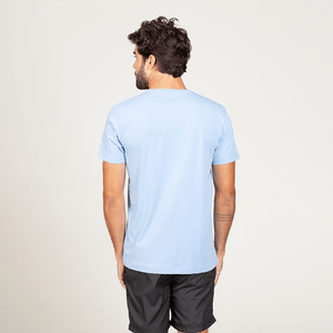 Camiseta Estampada Azul Clara Original Penguin