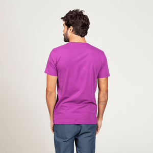Camiseta Estampada Carimbo Original Penguin  Magenta