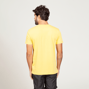 Camiseta Estampada Carimbo Original Penguin  Amarelo