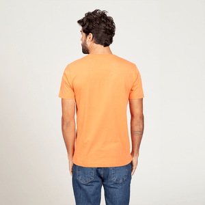 Camiseta Estampada Carimbo Original Penguin  Laranja