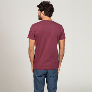 Camiseta Estampada Degradê Original Penguin Vinho