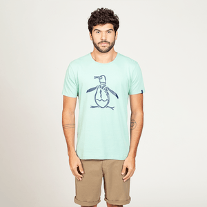Camiseta Estampada Original Penguin Verde Claro