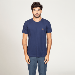 Camiseta Penguin Front Back Marinho