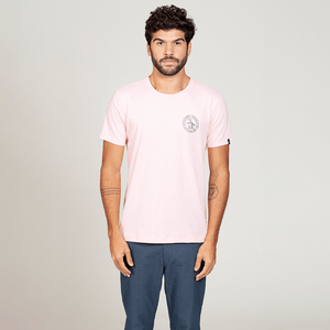 Camiseta Estampada Carimbo Original Penguin  Rosa