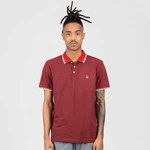 Polo Original Penguin Vinho Piquet Liso