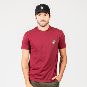 Camiseta Original Penguin Vinho Lisa