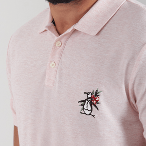 Polo Original Penguin Rosa Mescla Piquet