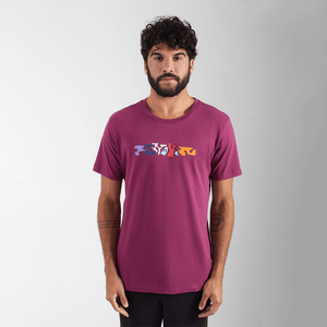 Camiseta Estampada Puzzle Original Penguin  Magenta