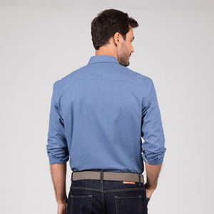 Camisa Penguin Vichy Marinho
