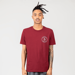 Camiseta Estampada Frente/Costas Original  Penguin Vinho