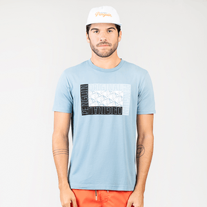 Camiseta Estampada Original Penguin Azul Claro