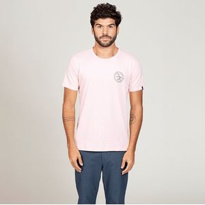 Camiseta Estampada Carimbo Original Penguin  Rosa