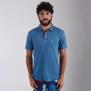 Polo Original Penguin Azul Escuro