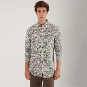Camisa Linho Original Penguin Cinza
