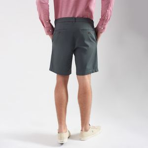 Bermuda Chino de Sarja Verde Escuro Acinzentado Original Penguin