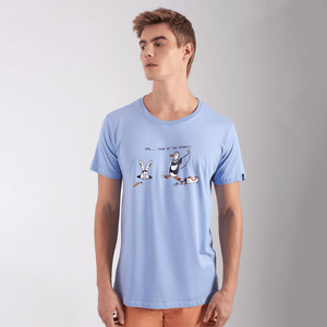 Camiseta  New Year of the Rabbit Azul Claro