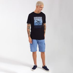 Camiseta Listras Preta Original Penguin