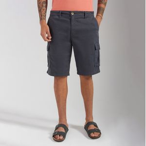 Bermuda Cargo de Sarja Original Penguin Verde Acinzentado