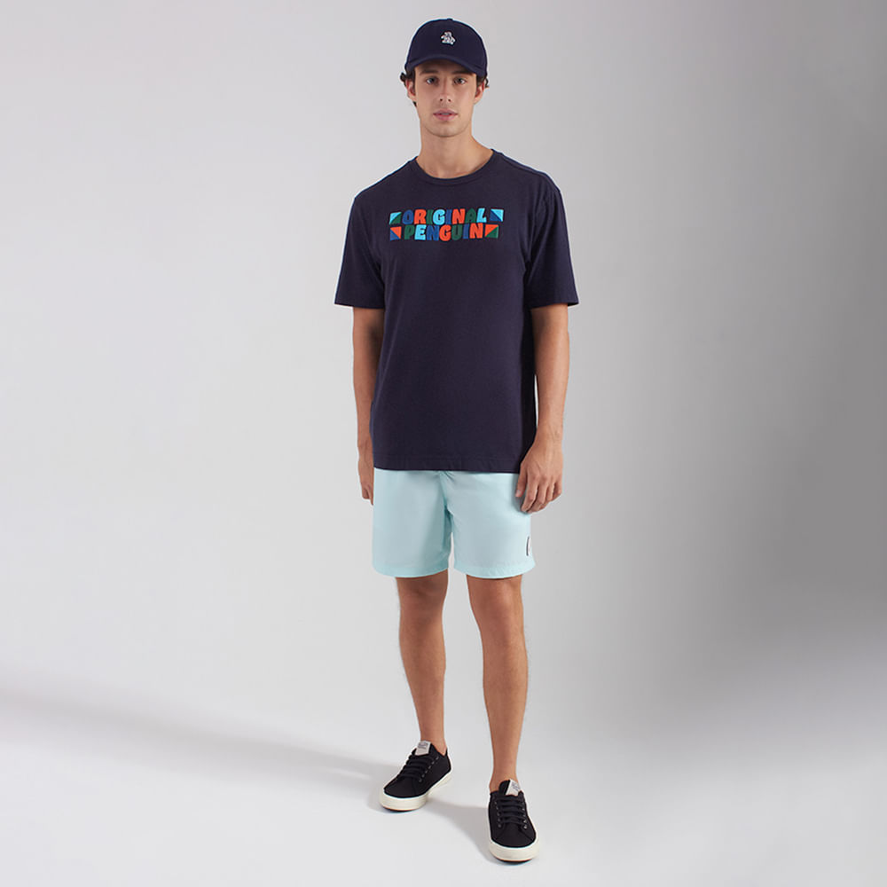 Original Penguin Polo Con Logotipo Bordado De Mega Pete Para Hombre (L, Carbón Oscuro Jaspeado), Carbón (Dk Charcoal Heather