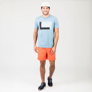 Camiseta  Estampada Original Penguin Azul Acinzentado