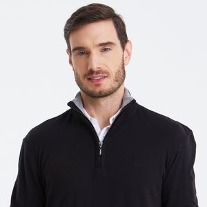 Suéter de Tricot Preto Original Penguin