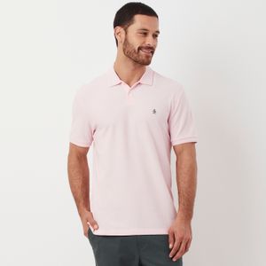 Polo Piquet Patch Rosa Original Penguin