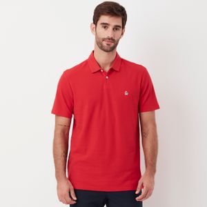 Polo Piquet Patch Vermelha Original Penguin