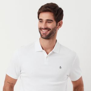 Polo Piquet Lisa Original Penguin Branco