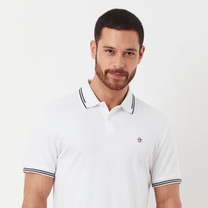 Polo Interloque Branca Original Penguin