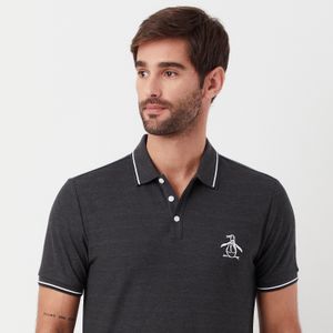 Polo Piquet Mega Patch Chumbo Original Penguin