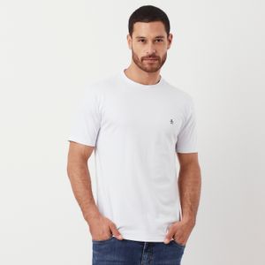 Camiseta Interloque Patch Branca Original Penguin