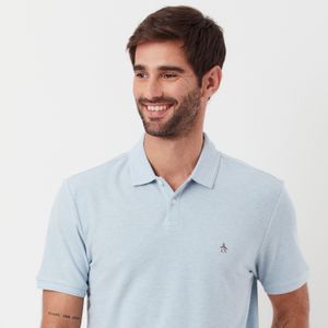 Polo Piquet Azul Claro Original Penguin