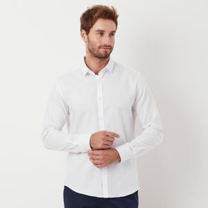 Camisa Maquinetada Listrada Branca Original Penguin
