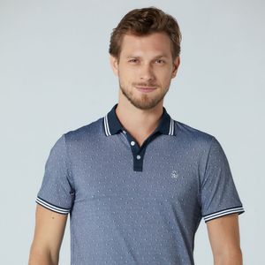 Polo Mini Jacquard Marinho Original Penguin