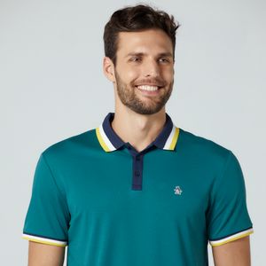 Polo Interloque Verde Original Penguin