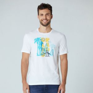 Camiseta Estampada Branca Original Penguin