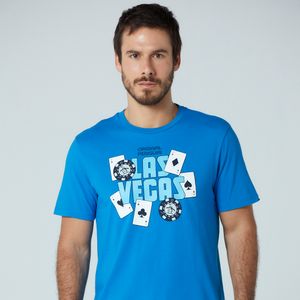 Camiseta Estampada Azul Original Penguin