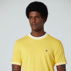 Camiseta Piquet Amarela Original Penguin