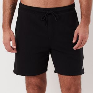Bermuda de Moletom Preta Original Penguin