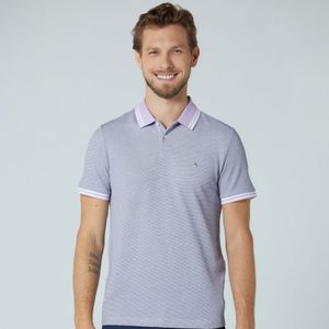 Polo Piquet Binado Lilás Original Penguin