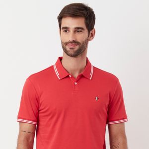 Polo Interloque Vermelha Original Penguin