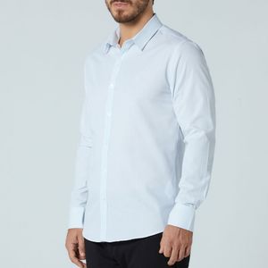 Camisa Tricoline Azul Original Penguin