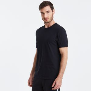 Camiseta Silk Localizado Costas Preta Original Penguin