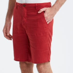 Bermuda Chino de Linho Vermelha Original Penguin
