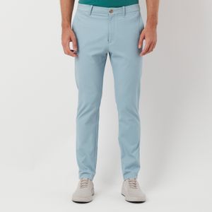 Calça Chino de Sarja Azul Claro Original Penguin