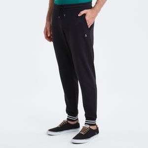 Calça de moletom lisa preta Original Penguin